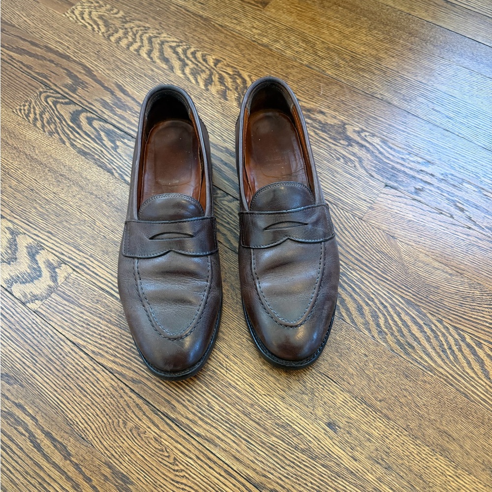 Alden 9694F Penny Loafer Flex Welt Brown 9.5D